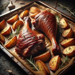 Espalda de cordero al horno a baja temperatura