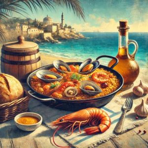 Paella de marisco